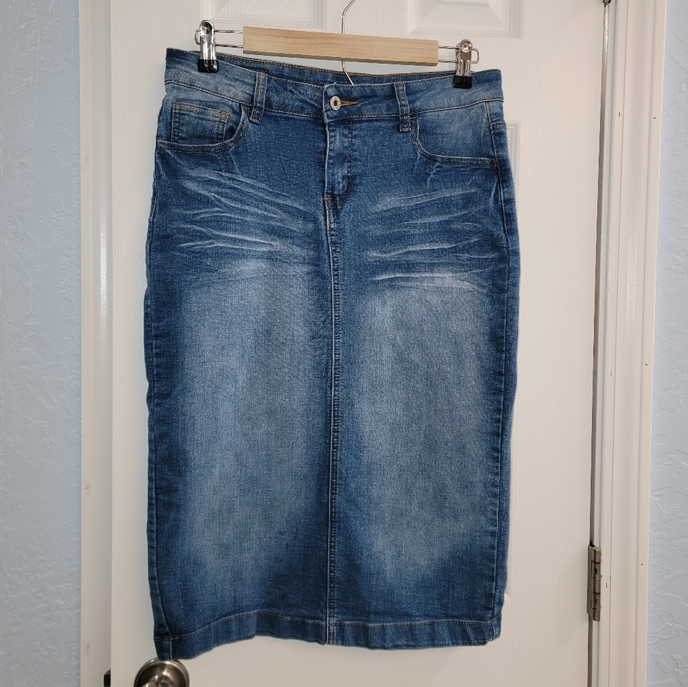 Be-Girl Denim Jean Skirt Medium